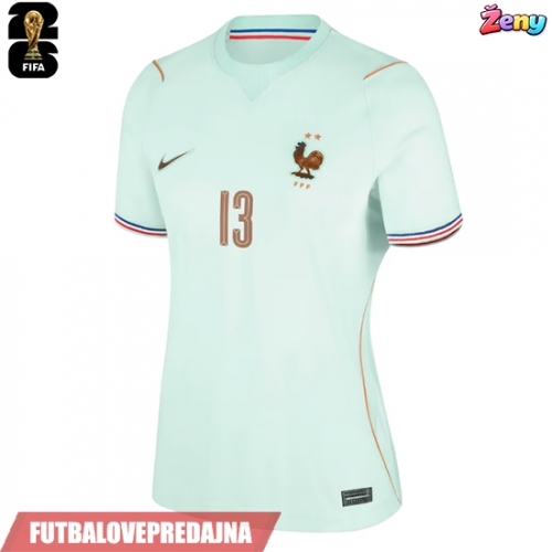 Lacne Ženy Futbalové dres Francúzsko Jules Kounde #5 MS 2026 Krátky Rukáv - Preč